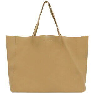 Celine Horizontal Cabas Leather Tote Bag Brown Beige Tan dust